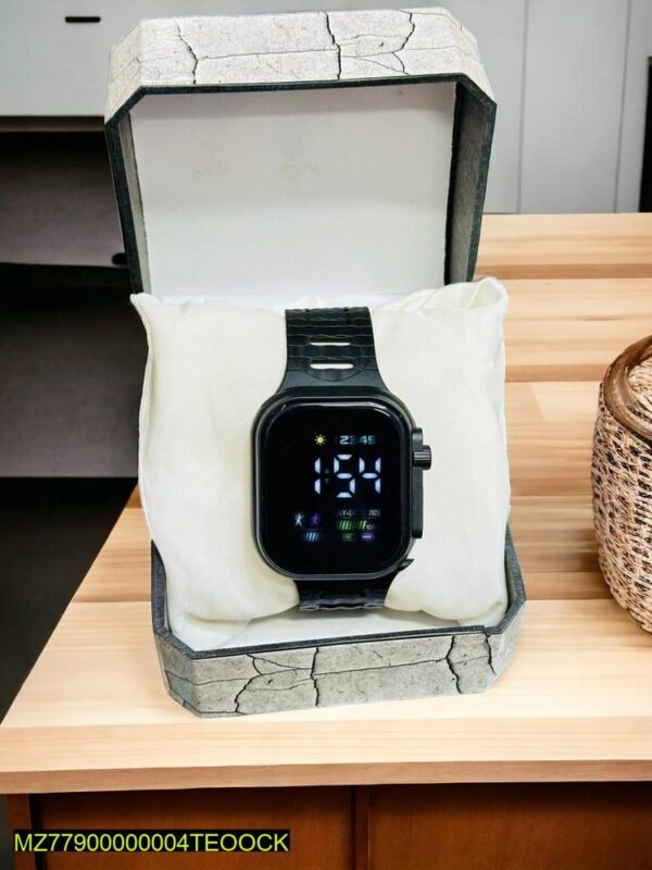 Digital LED display watch