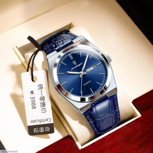 Swiss brand ultra thin men's watch waterproof new quartz