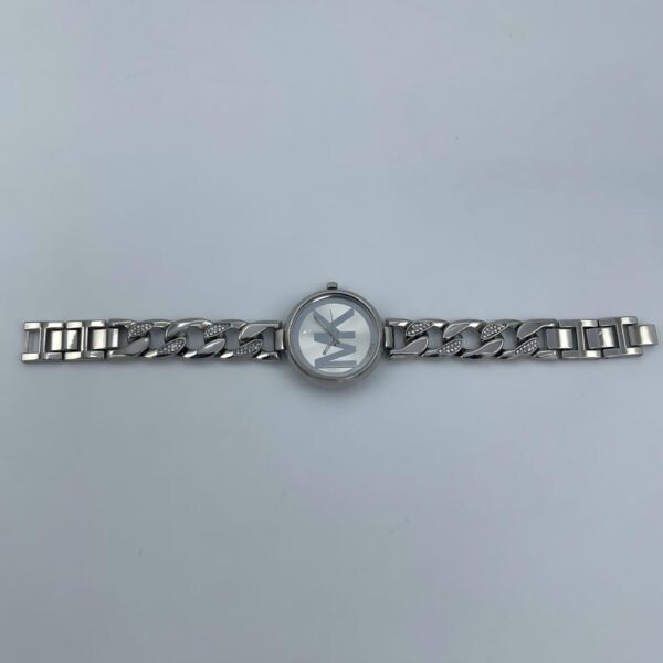 Women's stainless steel analogue watch