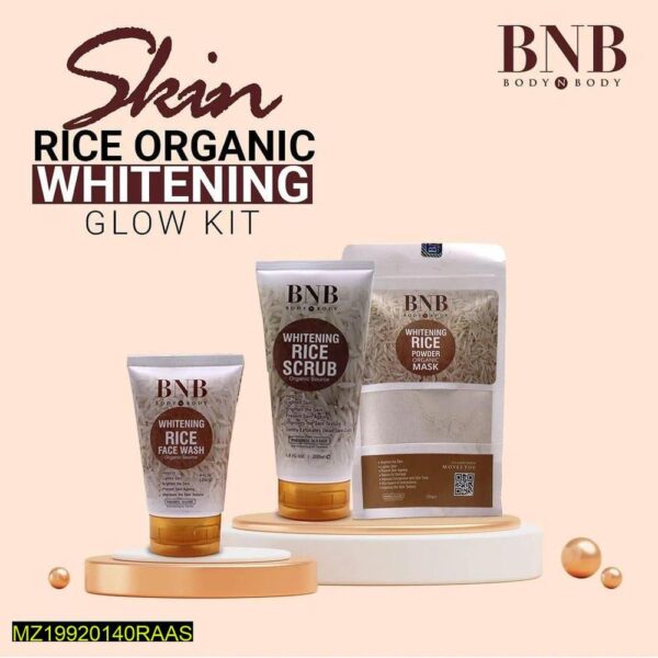 Whitening and brightening rice facial glow kit - Image 2