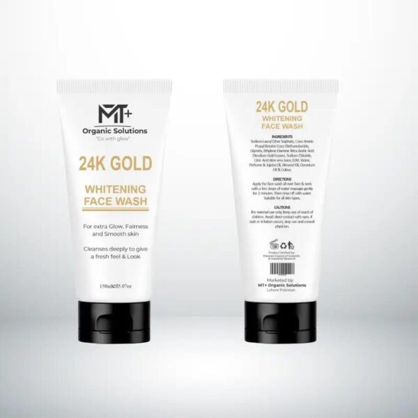 24k gold whitening face wash,150 ml - Image 2