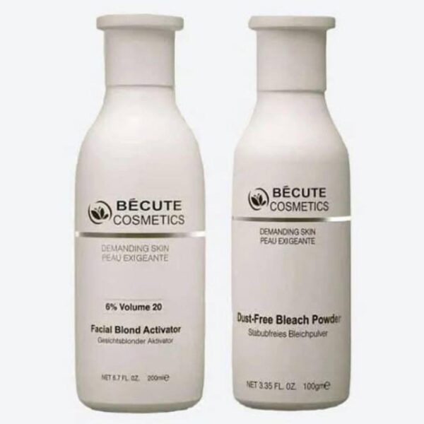 Hydrating, Rejuvenating skin polisher-1 x Dust Free Bleach Powder, 1 x Facial Blonde Activator - Image 2